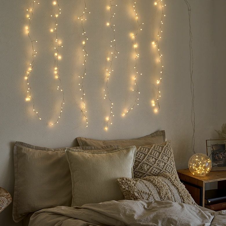 LEDライトクリスマス電飾LEDライン120cm6列タイマーイルミネーションライトUSBおしゃれシンプルかわいいクリスマスデコレーション間接照明オブジェインテリアハロウィンパーティー誕生日リゾート雑貨アジアン[94739]