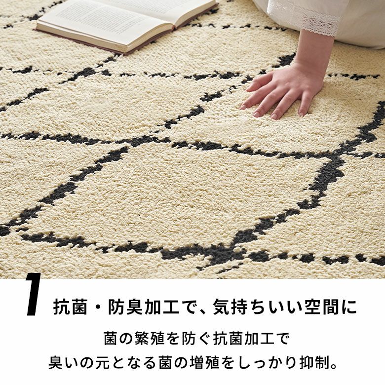 日本製ラグラグマット玄関マット室内約45×70cm国産ベニオワレン風クロス長方形防ダニ抗菌防臭洗えるカーペット絨毯じゅうたんホットカーペット床暖房対応可敷物マットオールシーズンおしゃれ北欧リゾート雑貨インテリアアジアン[84349]
