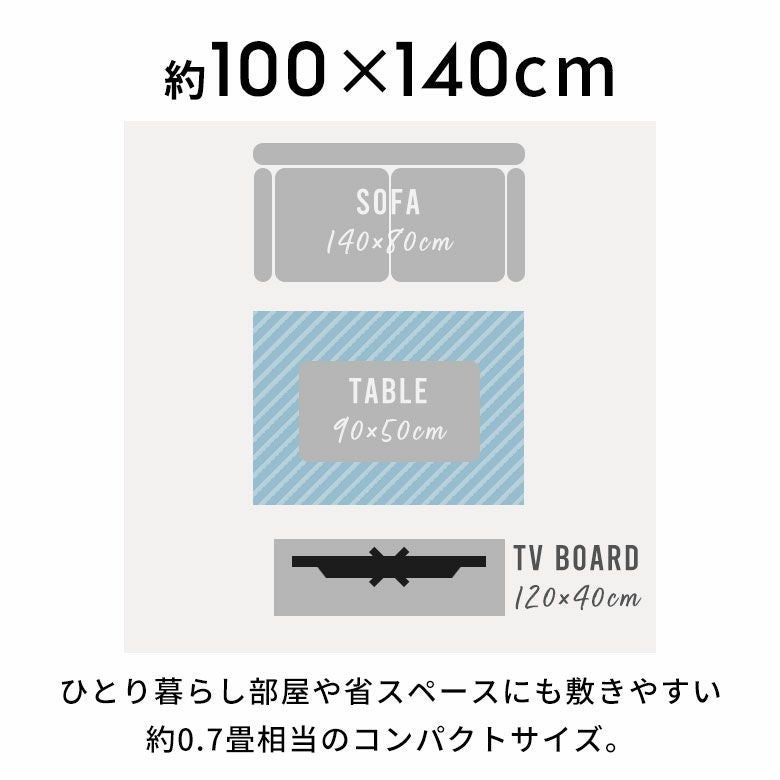 ラグラグマット約100×140cmベニオワレン風長方形滑り止め付きカーペット絨毯じゅうたんホットカーペット床暖房対応可敷物マットオールシーズン春夏秋冬シャギーモロッカンおしゃれ北欧リゾート雑貨インテリアアジアン[b2c-]